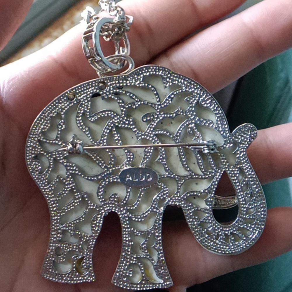 NWT "Aldo" elephant pin/pendant - Picture 5 of 5